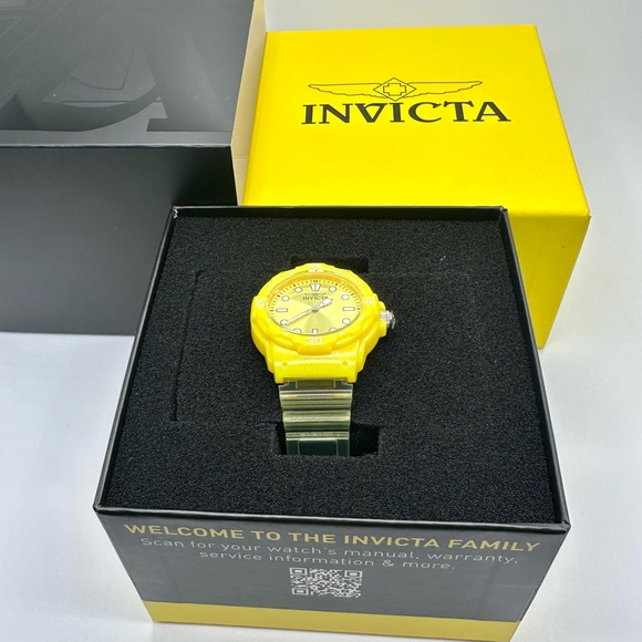 NEW Invicta Celestial Cloud Women\'s Watch - 35mm, Transparent, Yellow (49211) main image 2